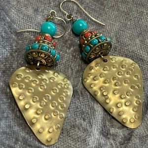 New earrings fine jewelry genuine stones unique piece